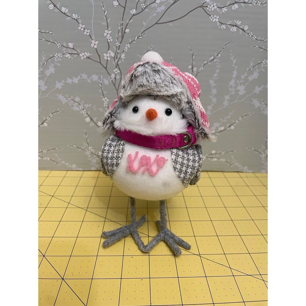 Walgreens XOXO Bird Valentine Felt Home Decor Hat Scarf